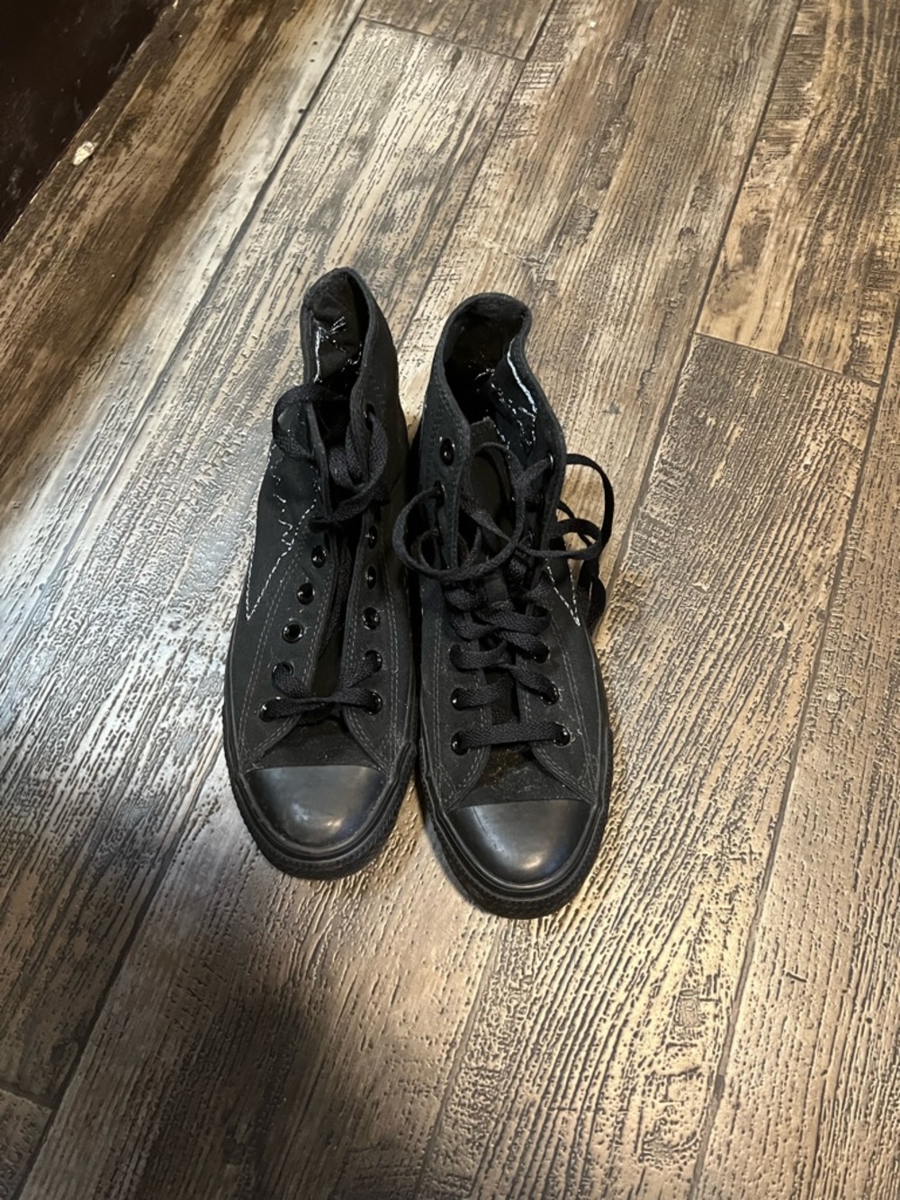 Converse Black High-Top Canvas Sneakers - Picture 1 of 5
